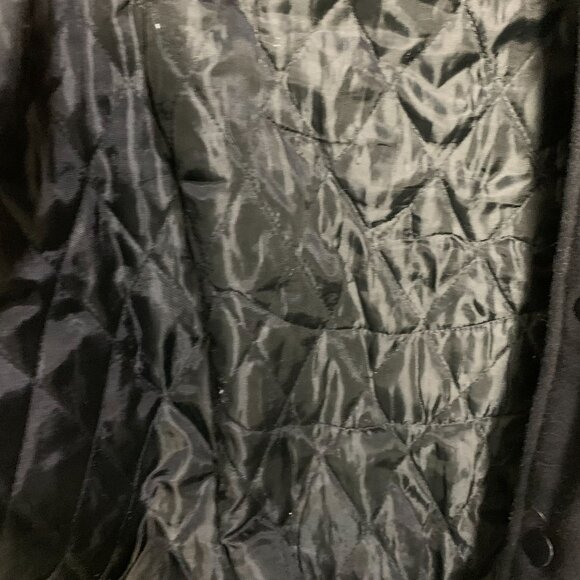 Varsity Letterman Aviator Bomber Jacket XL Black Leather Wool Embroidered Racing - Picture 11 of 14